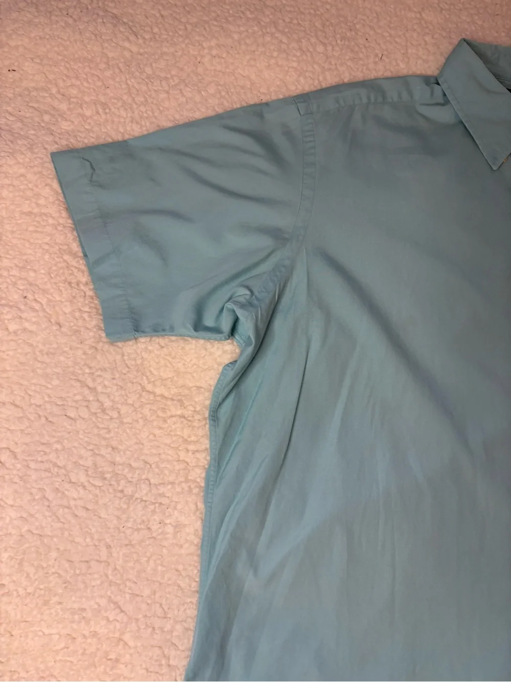 Polo Ralph Lauren Men Blue Classic Fit Short Sleeve Button Shirt